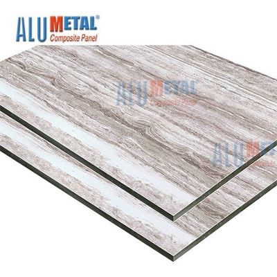 Granito anodizado 5000m m compuesto de aluminio del material de hoja del panel del ACP 0.1m m