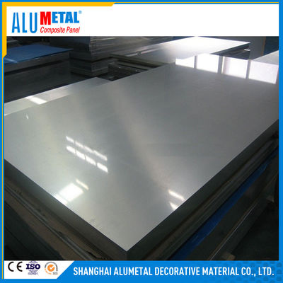 2m m PVDF cubrieron la placa compuesta de aluminio del revestimiento del casete de la plata 1220m m del panel del ACP