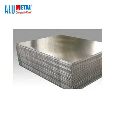 H112 acanaló la base de aluminio 5m m de la hoja AA5005 PE del revestimiento de 8m m