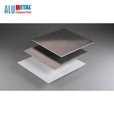 revestimiento compuesto de aluminio sólido 1500m m de la hoja del panel H112 de 1.5m m