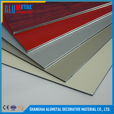 Hoja compuesta de aluminio decorativa de PVDF para el revestimiento de la pared
