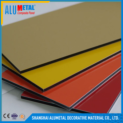 El panel compuesto de aluminio interior colorido de PVDF anodizó