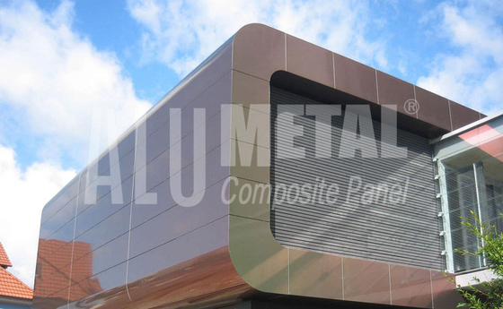Prueba compuesta de aluminio constructiva del molde del panel 6m m del espectro