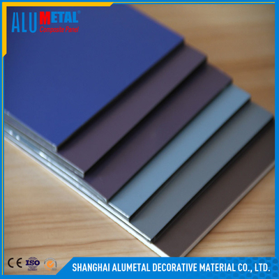 Capas múltiples del panel compuesto de aluminio de la aduana 2m m PVDF para la arquitectura