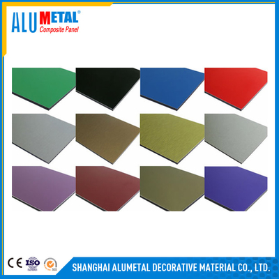 Parásitos atmosféricos antis del panel compuesto de aluminio de Alumetal ACP PVDF incombustibles