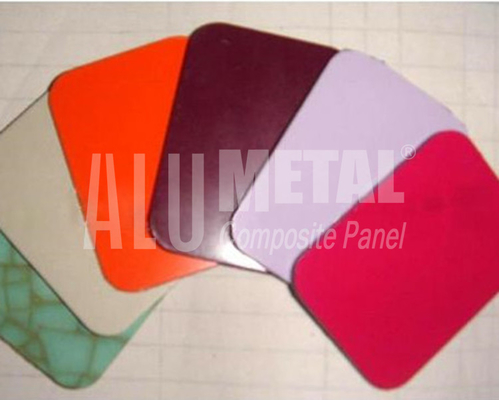 Hoja compuesta de aluminio de capa del panel de la construcción de viviendas del panel de Dibond PE ACP