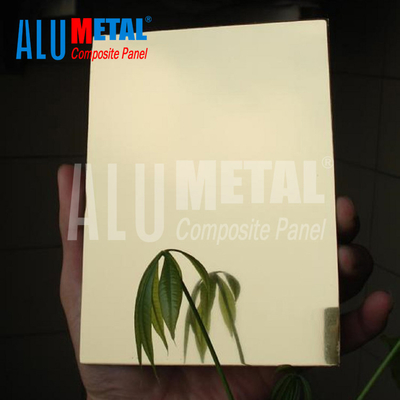 El cobre cepilló el SGS compuesto de aluminio grueso de la prueba del molde del panel de 4m m certificado