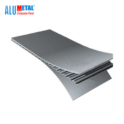 el panel compuesto de aluminio durable acanalado de aluminio 3D de las hojas de 8m m que cubre