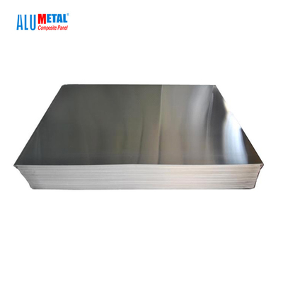 el panel de aluminio incombustible de la capa de la hoja PVDF del revestimiento de 5m m