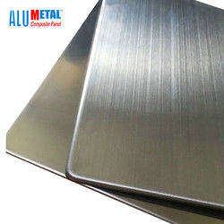 los paneles de pared exteriores resistentes a la corrosión del metal del panel compuesto PVDF del metal de 0.3m m 1220m m