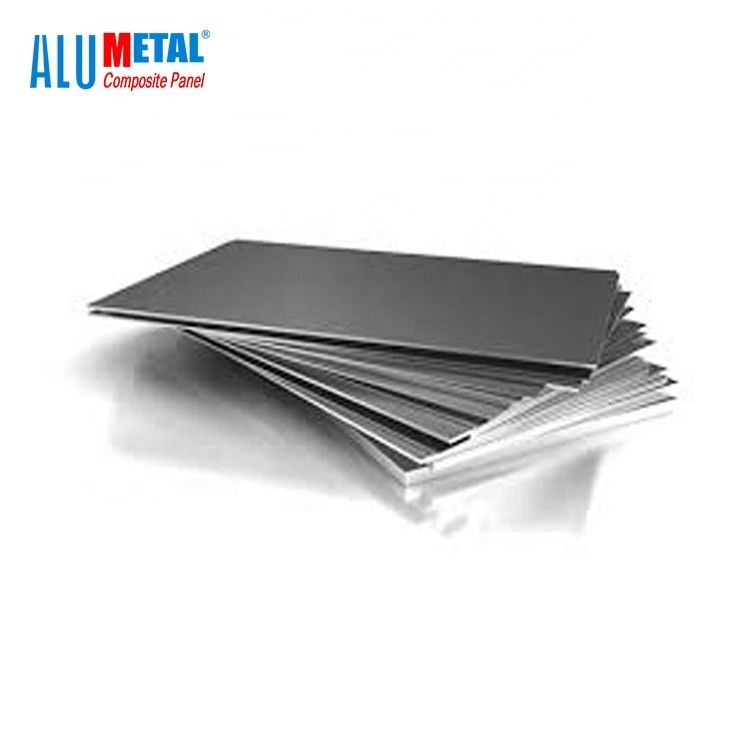 H112 acanaló la base de aluminio 5m m de la hoja AA5005 PE del revestimiento de 8m m