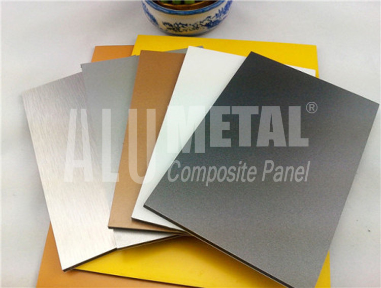 Dentro revestimiento compuesto de aluminio 1100 de la pared de la aleación ACP del fluocarbono del panel de 6m m PE